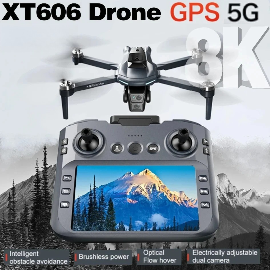 Drone E88Pro Rc 4K - โดรนรุ่น Original XT606 ระดับมืออาชีพ กล้อง 8K