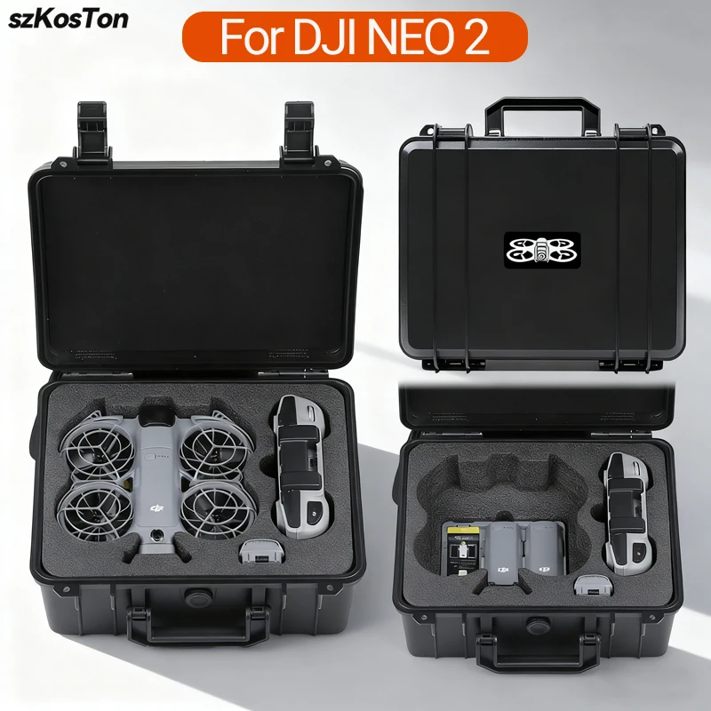 Drone Neo Rc - กล่องนิรภัยแบบพกพาสำหรับ DJI NEO 2 กล่องป้องกันการระเบิด กล่องแข็งแบบพกพา