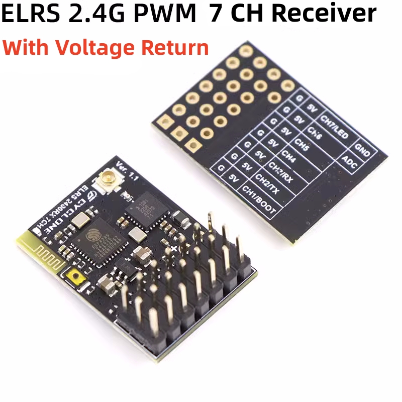 Analog Fpv Transmitter - Elrs 2.4G PWM ตัวรับสัญญาณ7CH 6CH crsf