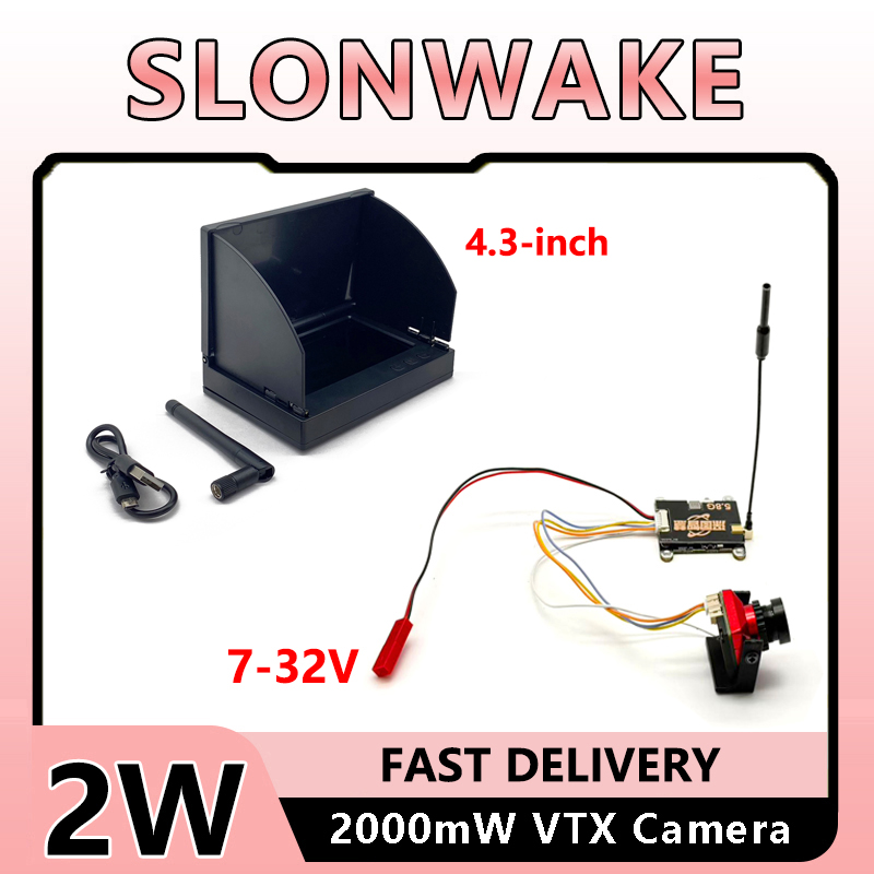 Fpv Camera Cmos - SLONWAKE FPV 5.8G 2W เครื่องส่งสัญญาณ VTX