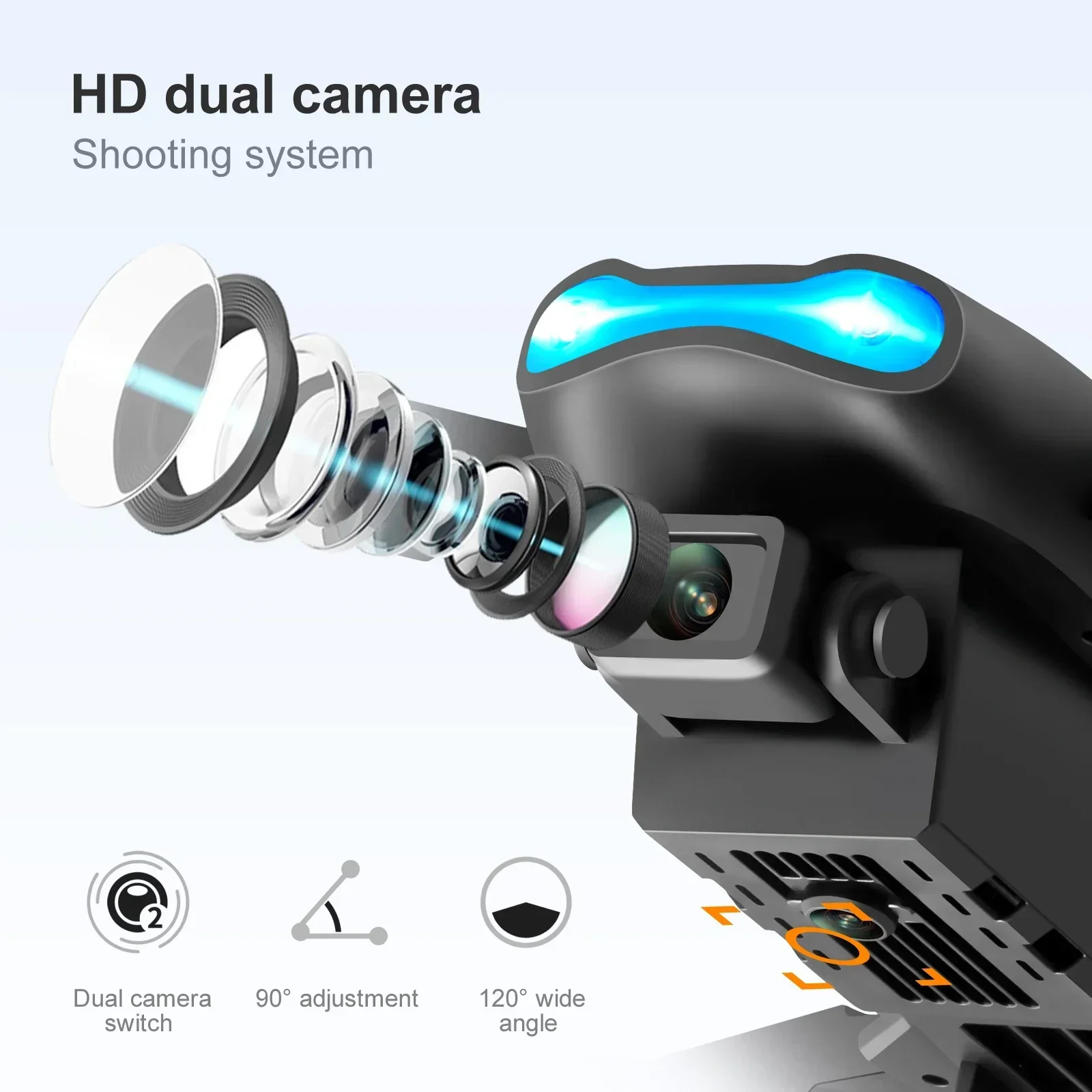 โดรนรุ่นใหม่ E99 Pro HD 4K กล้ - Dron Rc Quadcopter บทวิจารณ์และราคา