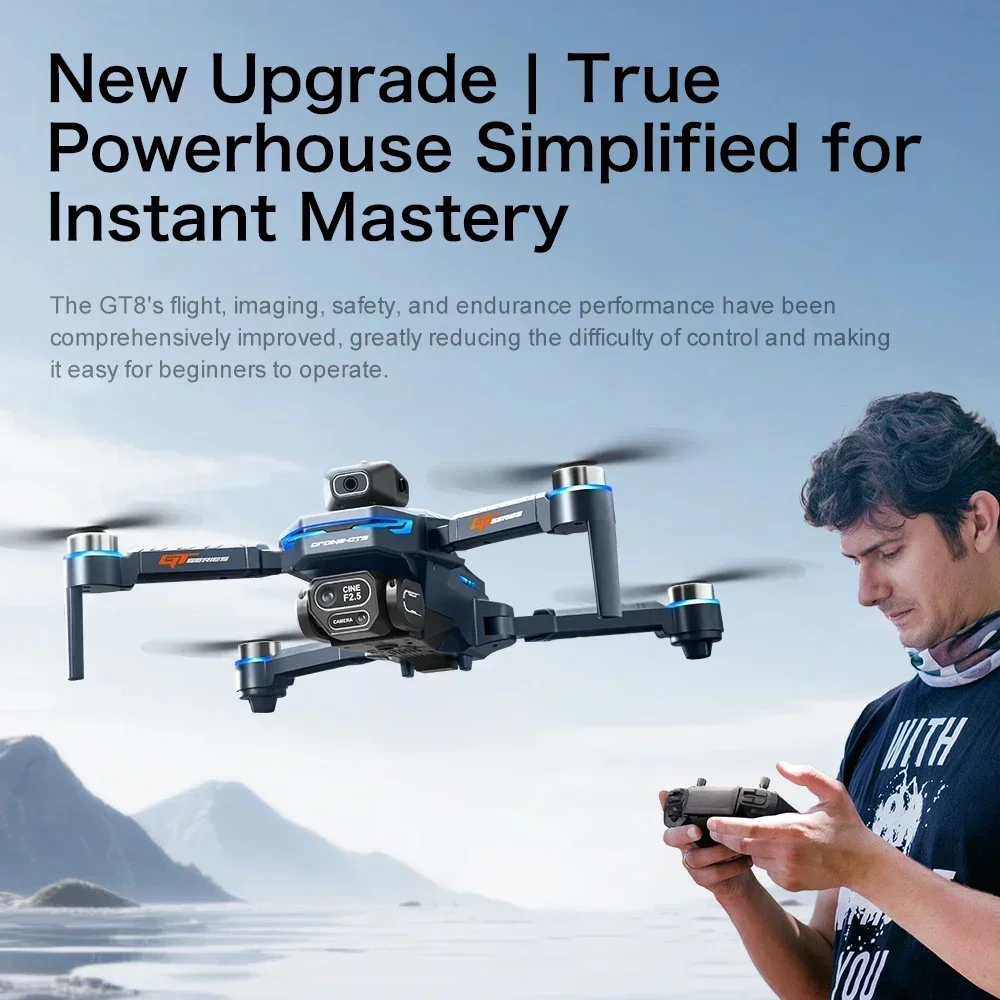 Drone 4K HD GT8 กล้องหลีกเลี่ย - Drone E88Pro Rc 4K บทวิจารณ์และราคา