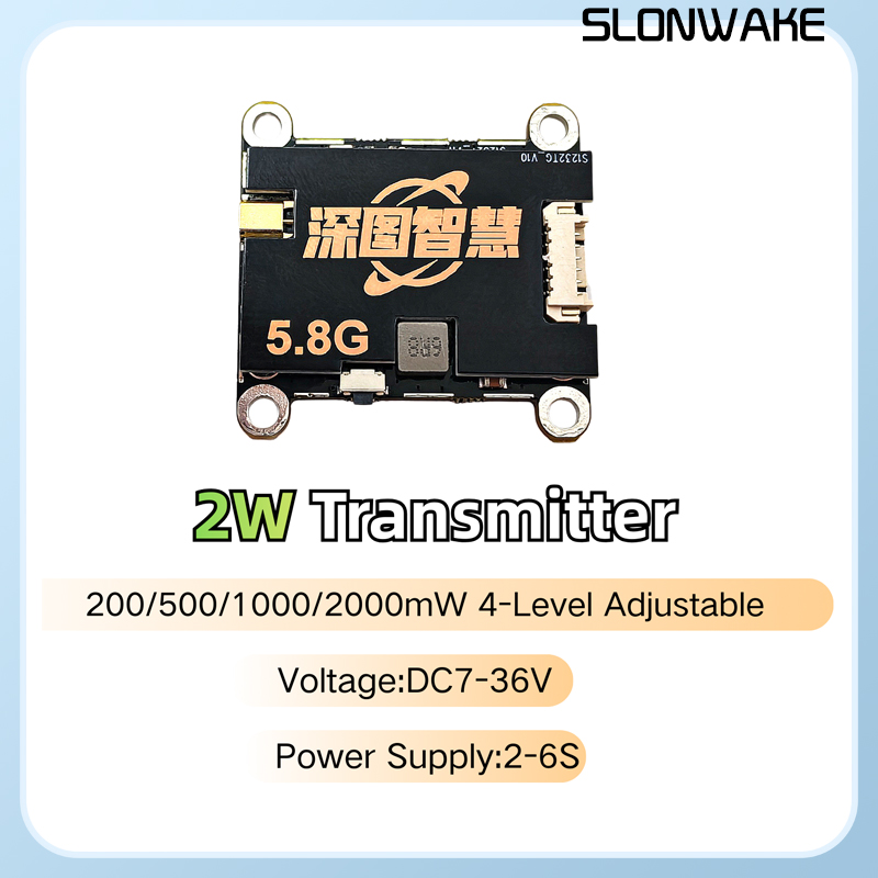 SLONWAKE 5.8G 56CH 2W เครื่องส - Fpv Camera Cmos บทวิจารณ์และราคา