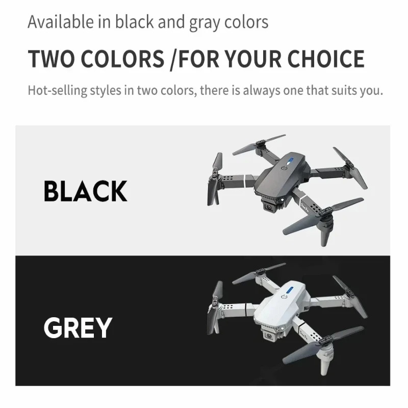 E88 มินิโดรน 4K HD กล้อง WiFi  - Drone Pro Rc Ufo บทวิจารณ์และราคา