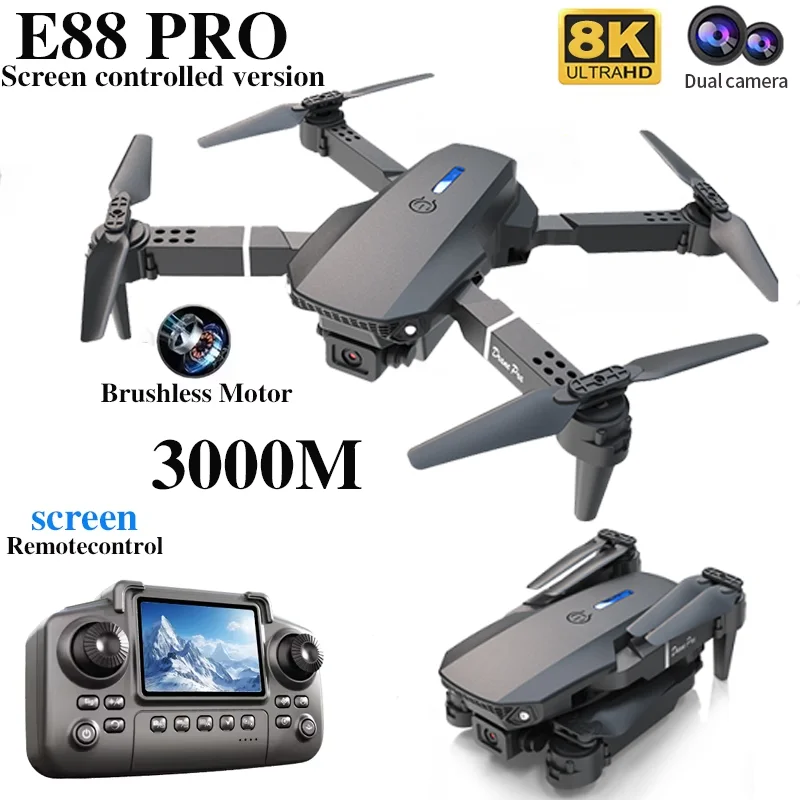 โดรนรุ่น Professional E88 PRO  - Drone Rc Harness บทวิจารณ์และราคา