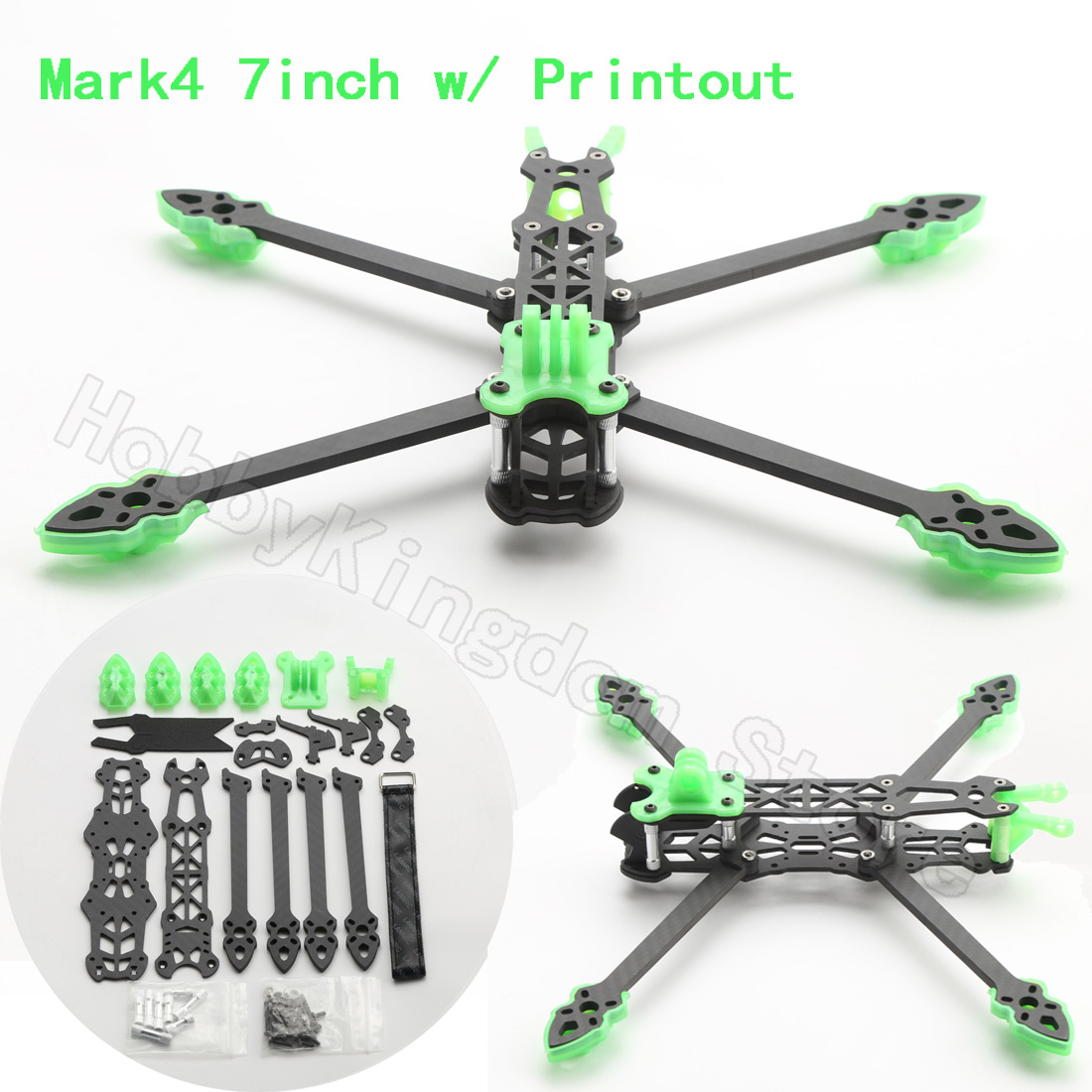 Mark4โดรน FPV ขนาด7นิ้วชุดเฟรม - Carbon Fiber Drone Arm บทวิจารณ์และราคา