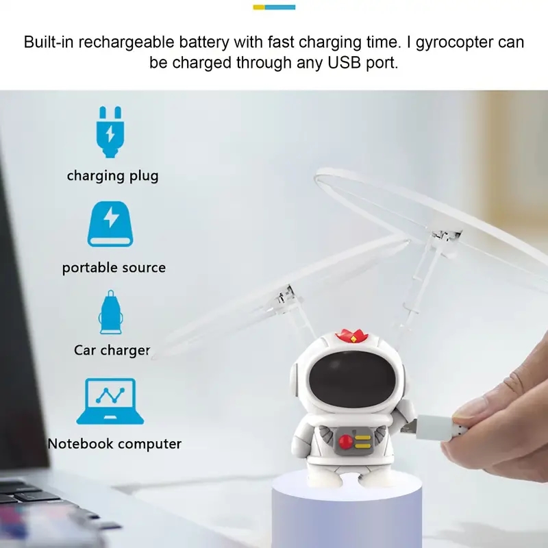มินิโดรนนักบินอวกาศการ์ตูนหุ่น - Drone Pro Rc Ufo บทวิจารณ์และราคา