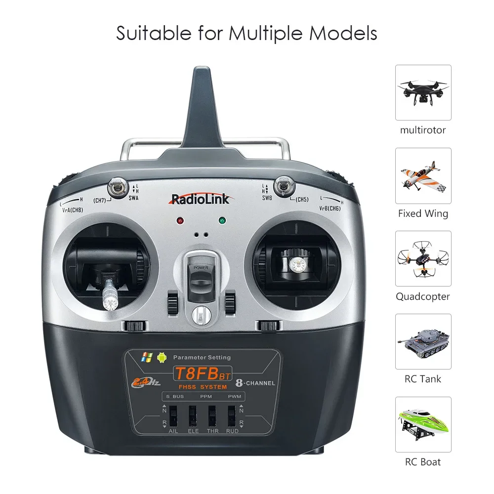 Radiolink T8FB คอนโทรลเลอร์ RC - Drone Rc Setup บทวิจารณ์และราคา