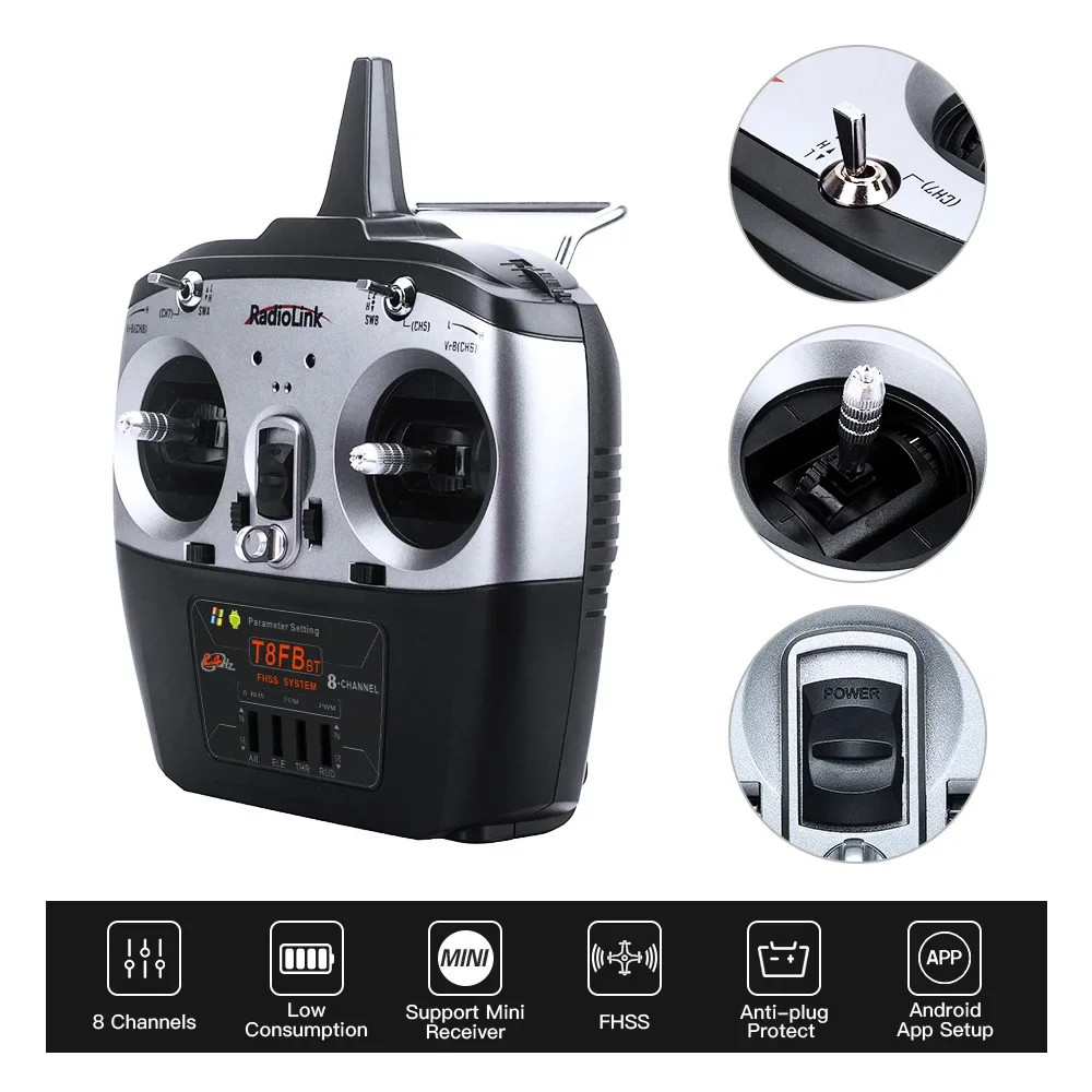 Radiolink T8FB คอนโทรลเลอร์ RC - Drone Rc Setup บทวิจารณ์และราคา
