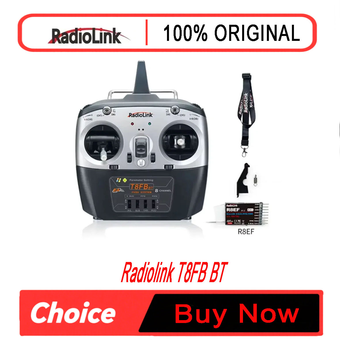 Radiolink T8FB คอนโทรลเลอร์ RC - Drone Rc Setup บทวิจารณ์และราคา
