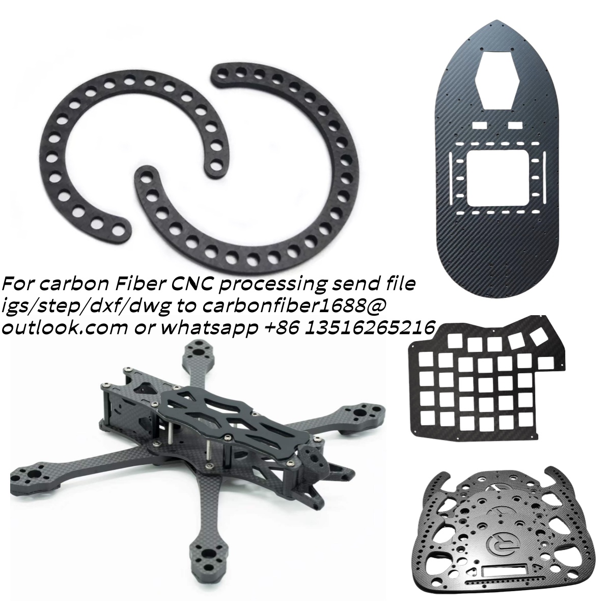 แผ่นคาร์บอนไฟเบอร์ แผ่นคาร์บอน - Carbon Fiber Drone Arm บทวิจารณ์และราคา