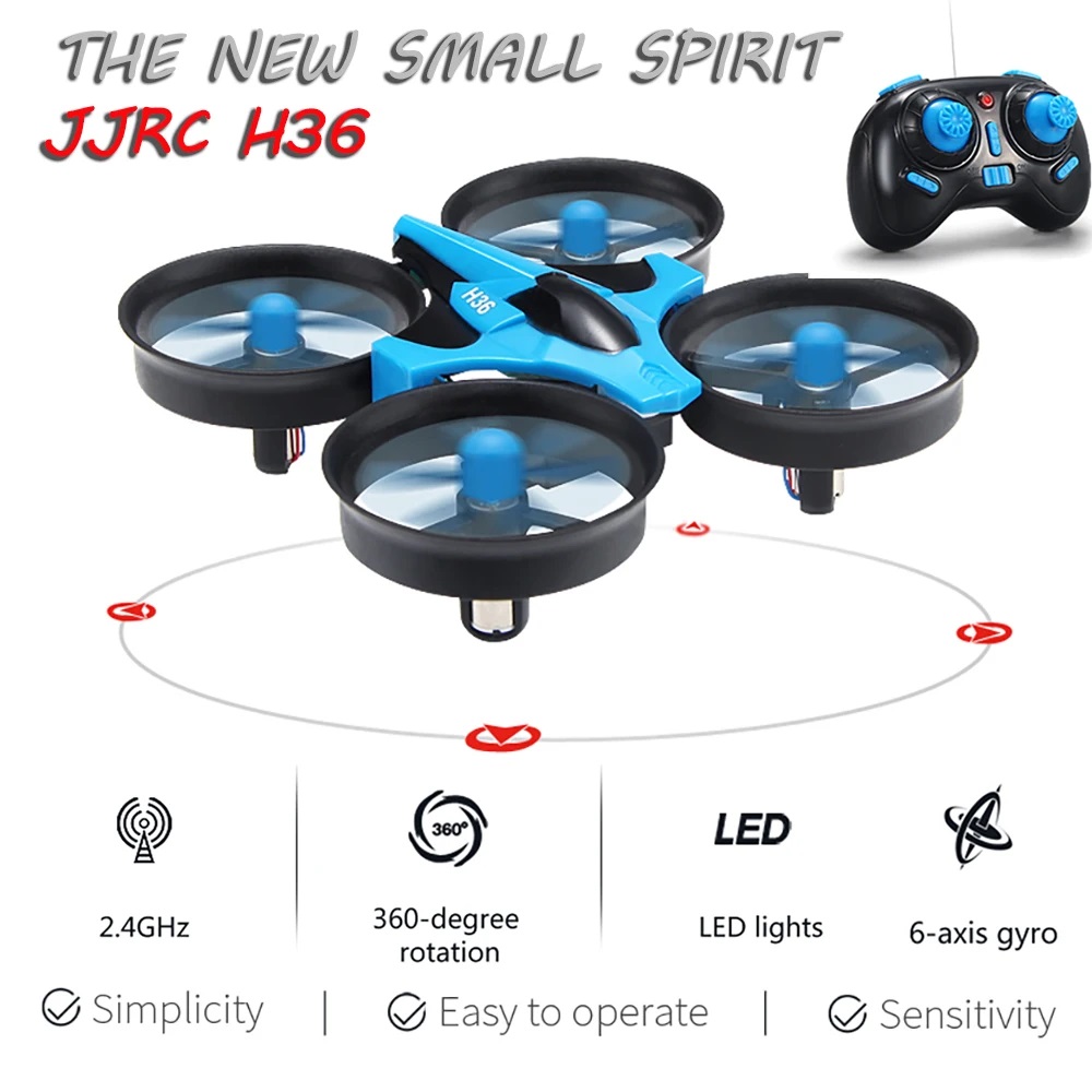 โดรนจิ๋ว JJRC H36 4ch 6-แกน โห - Drone Pro Rc Ufo บทวิจารณ์และราคา