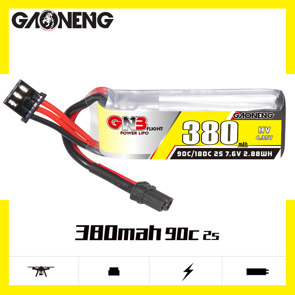 GNB 2S 7.6V 380mAh 90C/180C แบ - Drone Rc Leading บทวิจารณ์และราคา