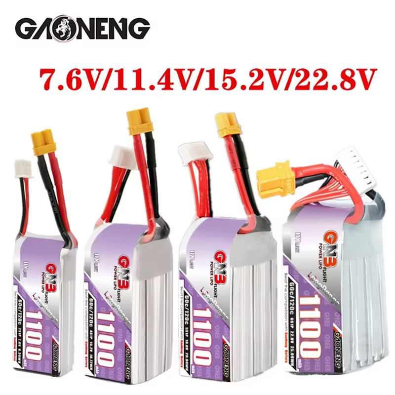 GNB 1100mAh 2S 3S 4S 6S 60C/12 - Drone Rc Leading บทวิจารณ์และราคา
