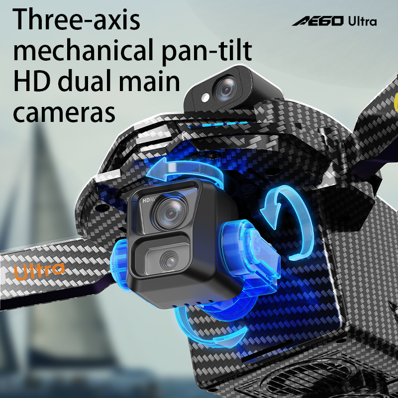 โดรน AE60 GPS ระดับมืออาชีพ กล - Drone Rc Harness บทวิจารณ์และราคา