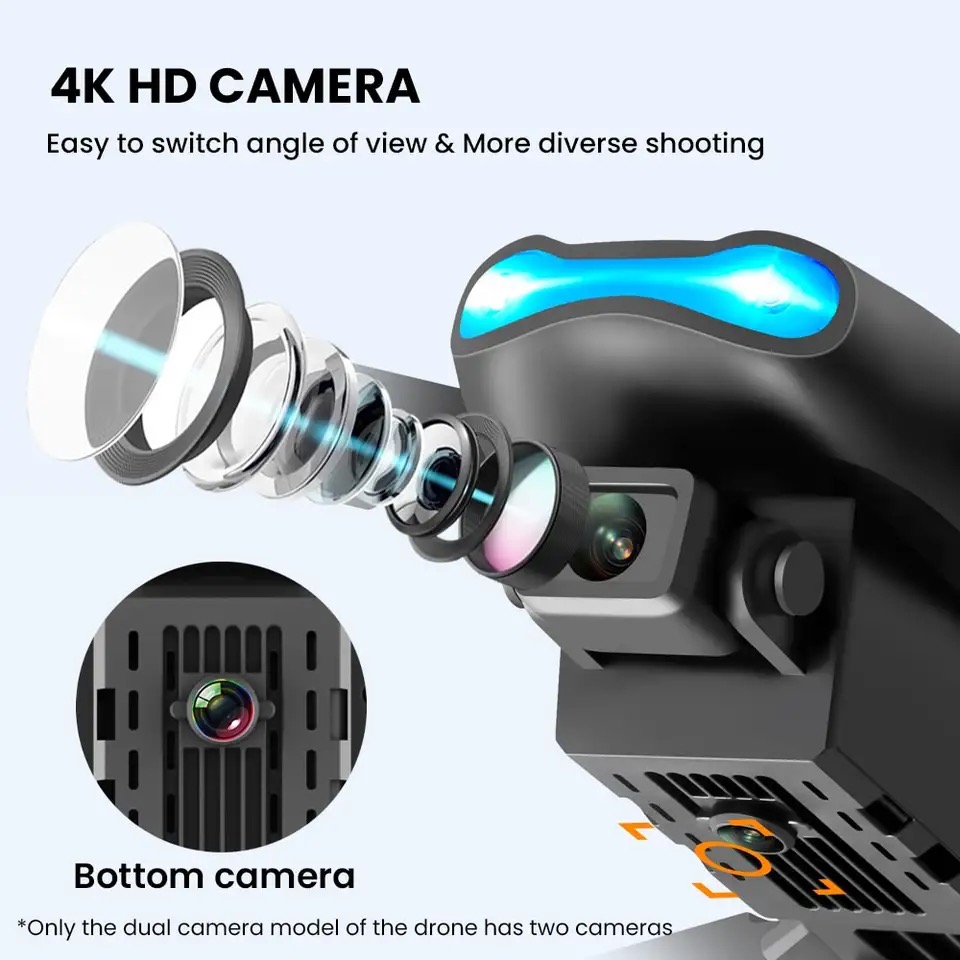 ใหม่ Mini Drone E99 4K WIFI HD - Drone Pro Rc Ufo บทวิจารณ์และราคา