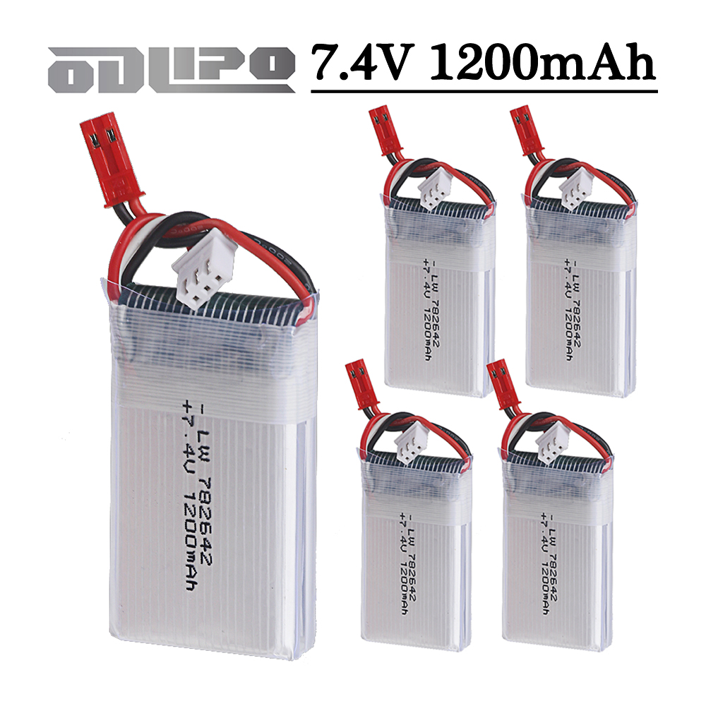 แบตเตอรี่ลิโพ 7.4v 1200mah พร้ - Drone Mjx Rc บทวิจารณ์และราคา