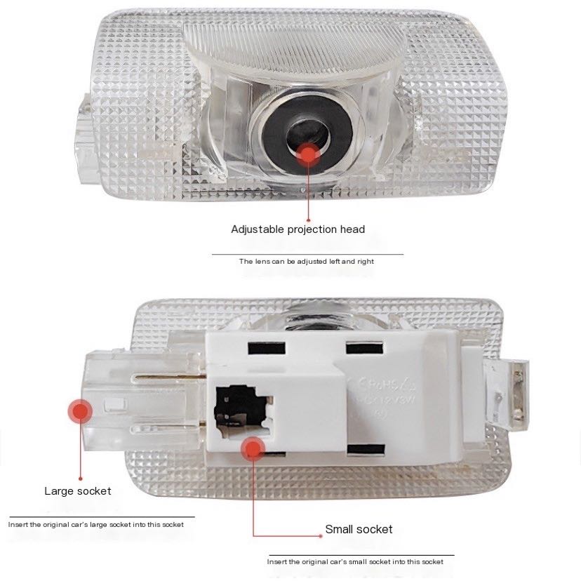 2ชิ้นโคมไฟโปรเจคเตอร์ LED โคมไ - Drone Rc Bolide บทวิจารณ์และราคา