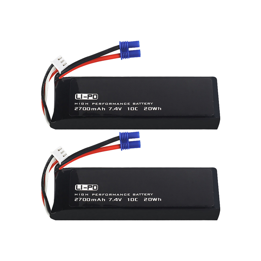 7.4V 2700mAh 10C แบตเตอรี่เดิม - Dron Rc Quadcopter บทวิจารณ์และราคา