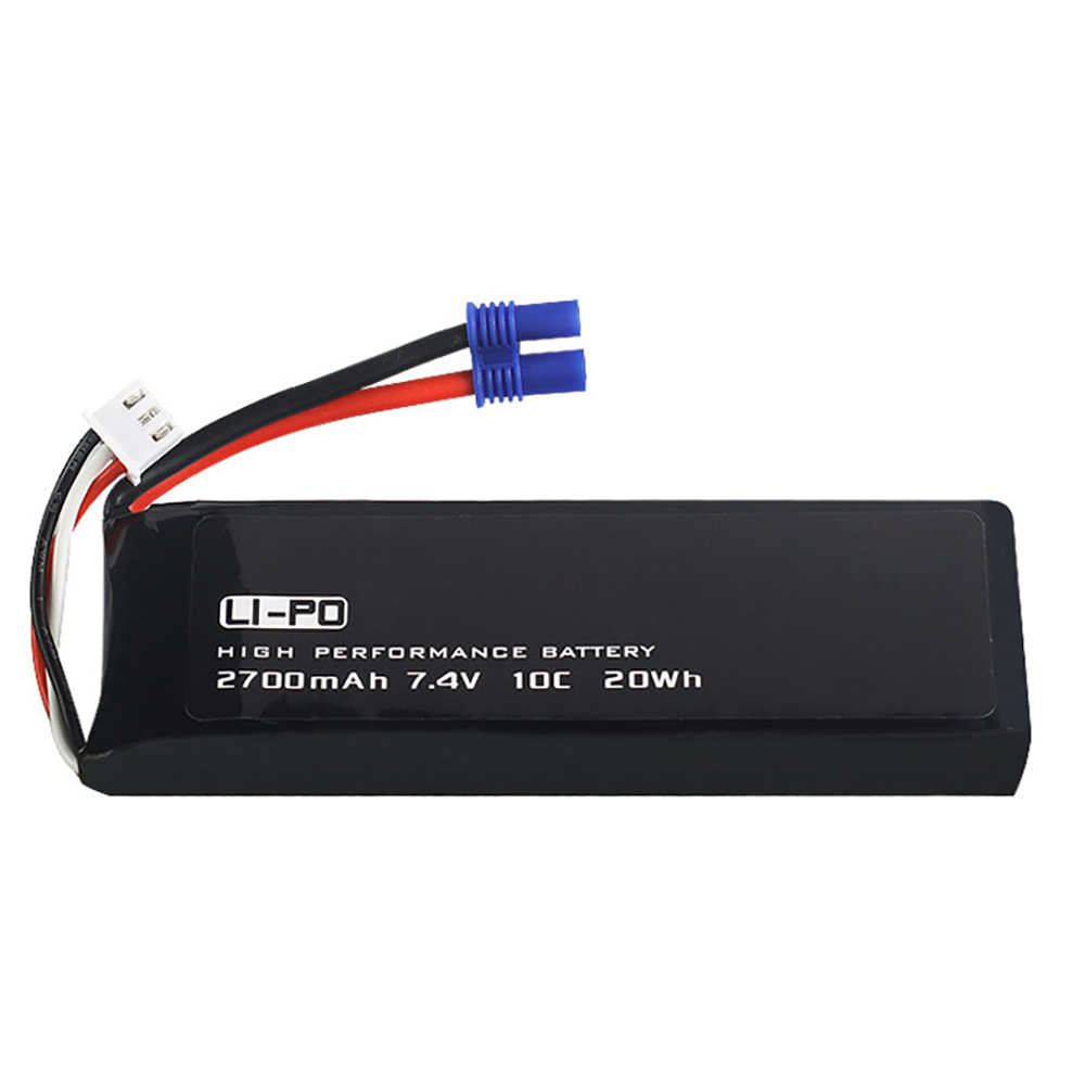 7.4V 2700mAh 10C แบตเตอรี่เดิม - Dron Rc Quadcopter บทวิจารณ์และราคา