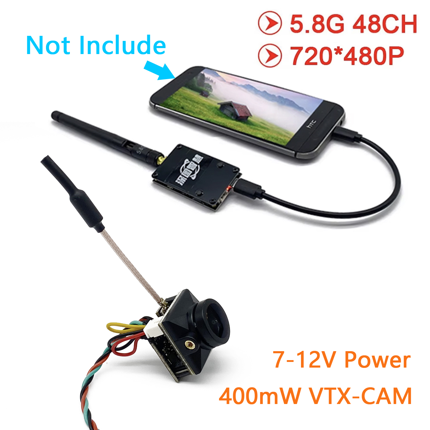 SLONWAKE 5.8G Analog UVC OTG R - Analog Fpv Transmitter บทวิจารณ์และราคา