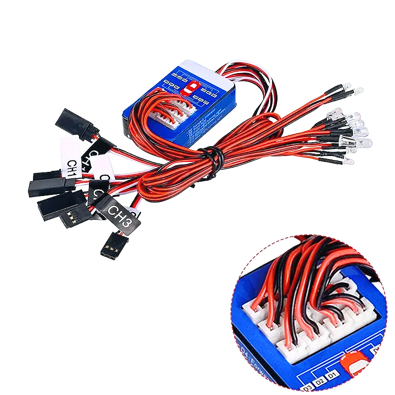 ชุดไฟ LED 12 ดวงสำหรับรถบังคับ - Drone Rc Bolide บทวิจารณ์และราคา